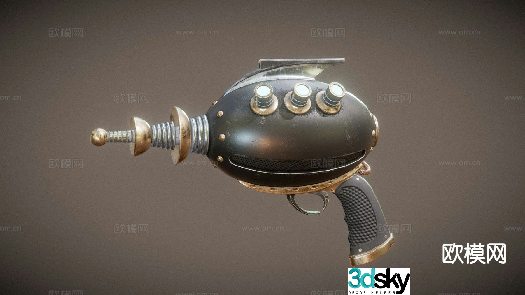 Zap gun firearm firearm weapon 3d model
