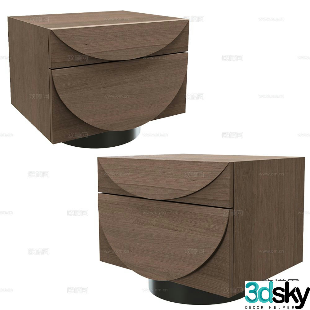 bedside table 3d model
