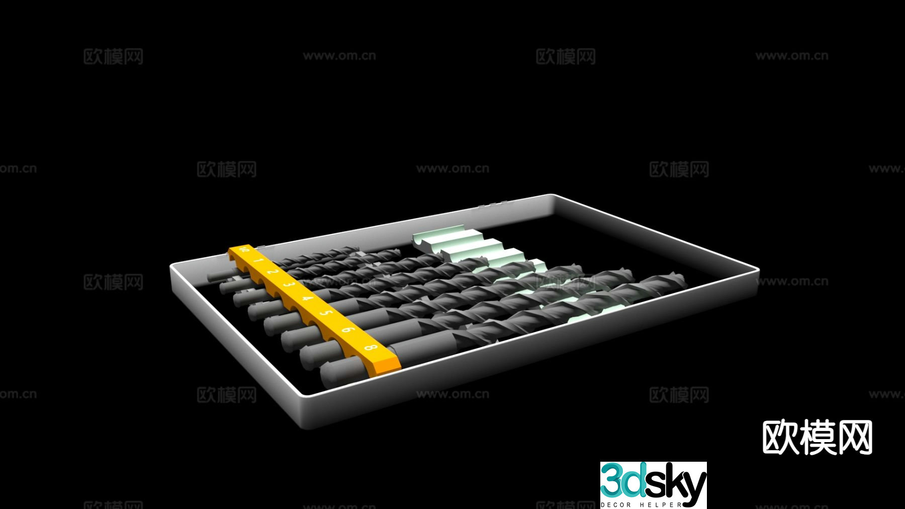 car repair parts 3d model