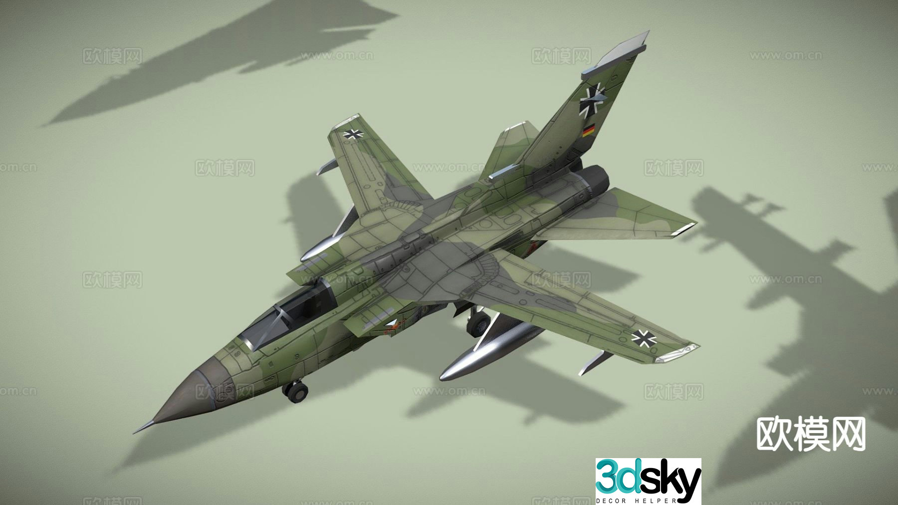 jet aircraft fighter 3d model