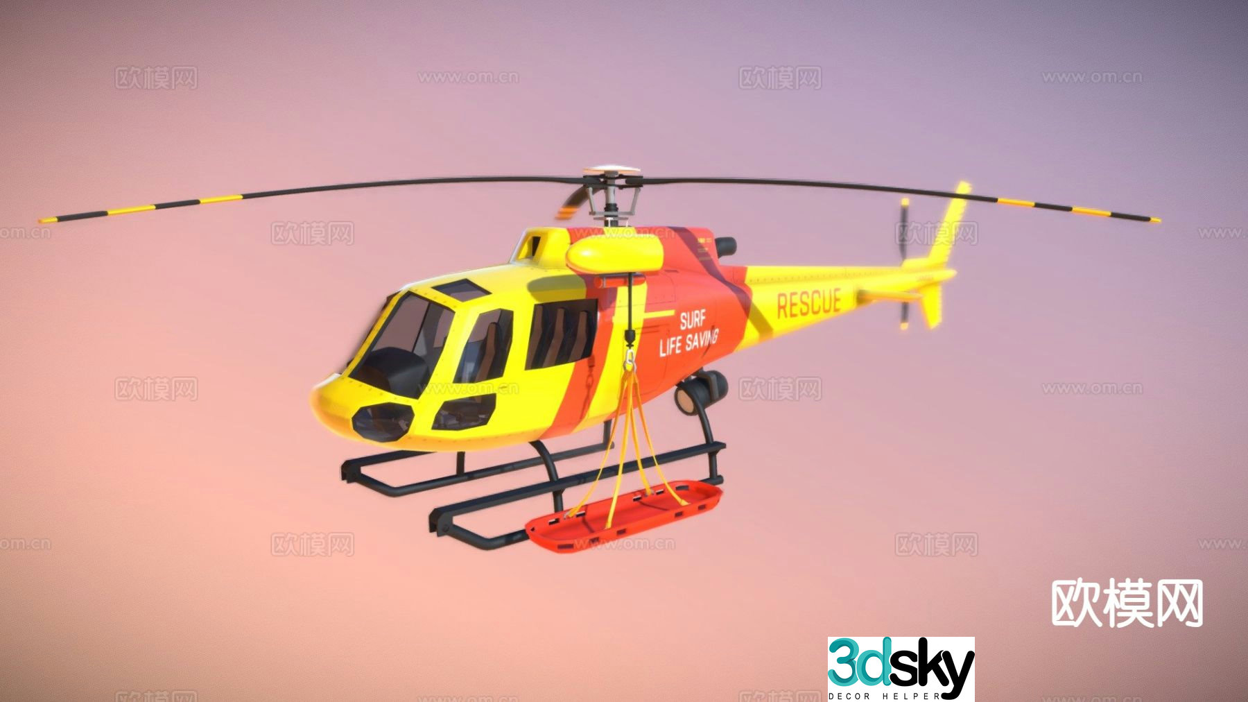 Ultimate helicopter 3d model