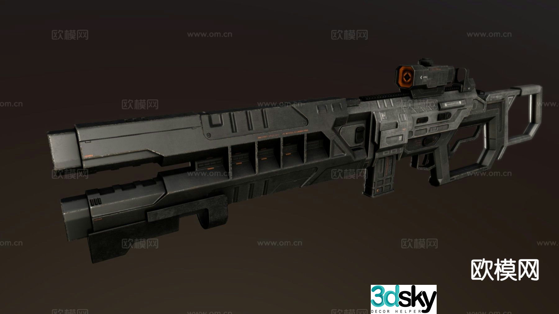 VA-70 barrage rifle 3d model