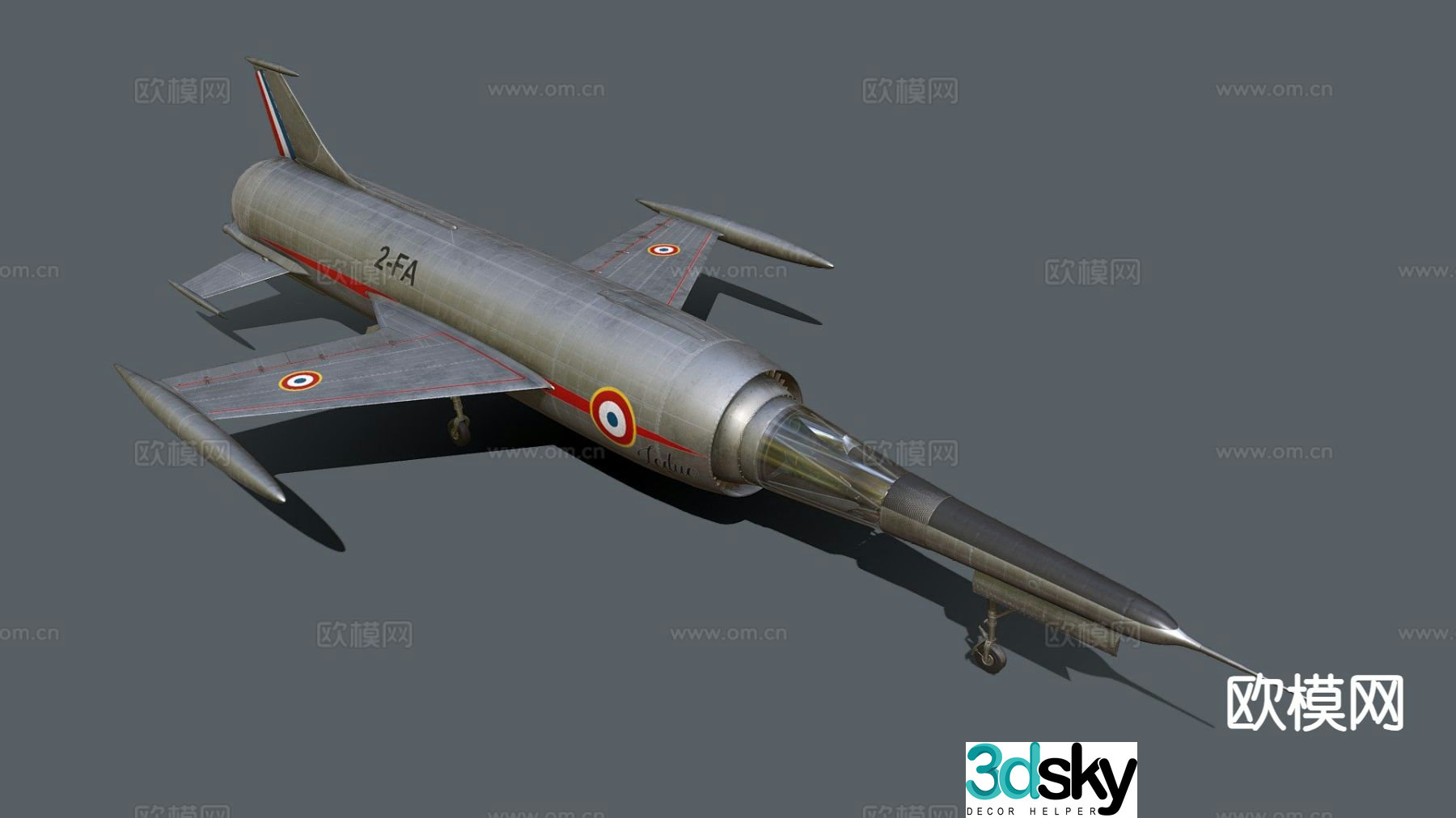 aircraft fighter 3d model