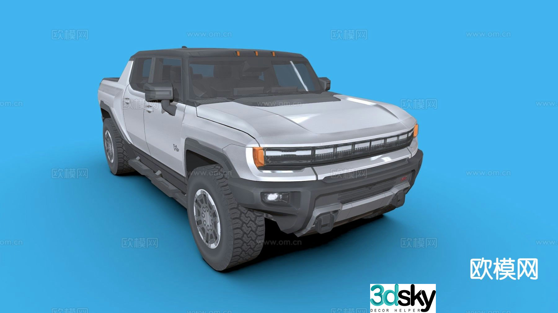 car off road vehicle 3d model