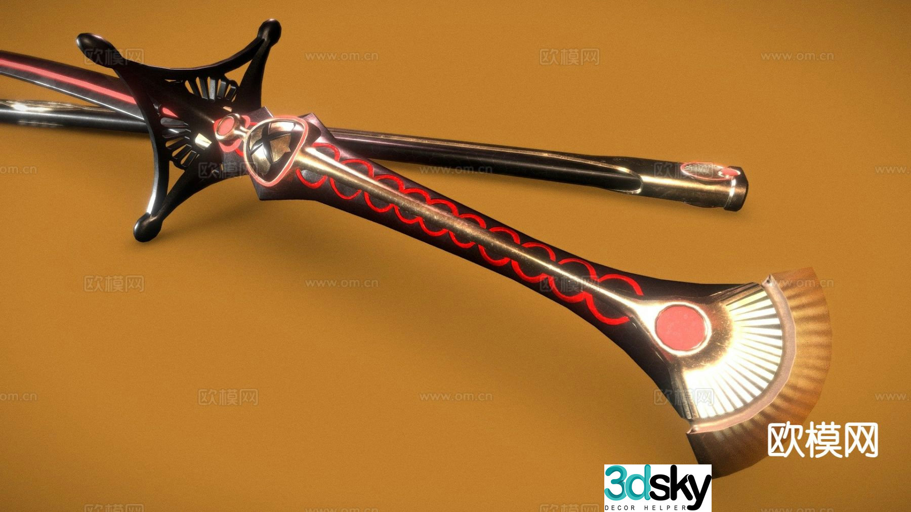 Infernal Blade 3d model