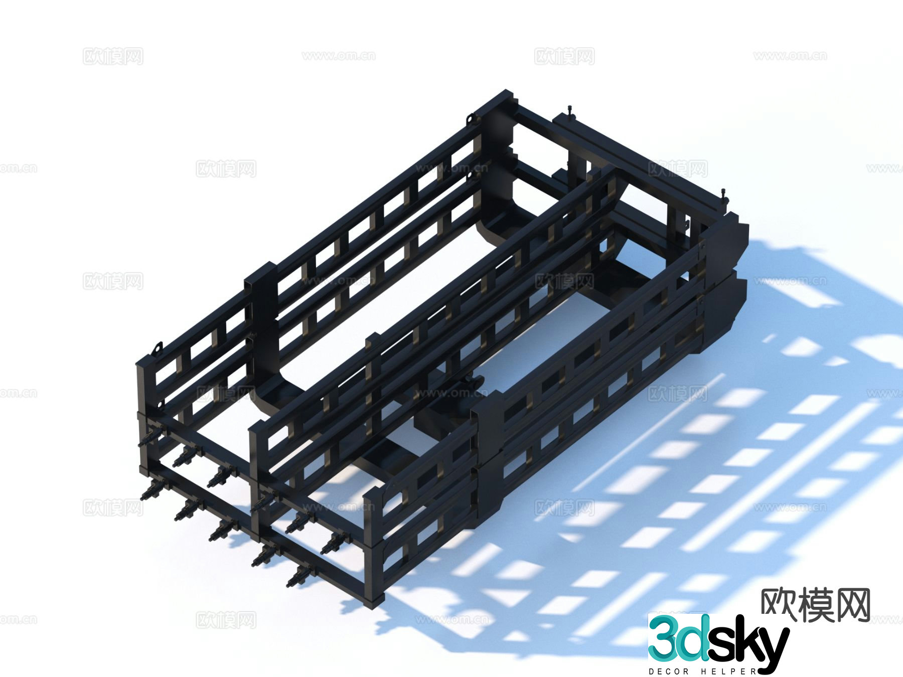 Mechanical parts, mechanical equipment, industrial equipment 3d model