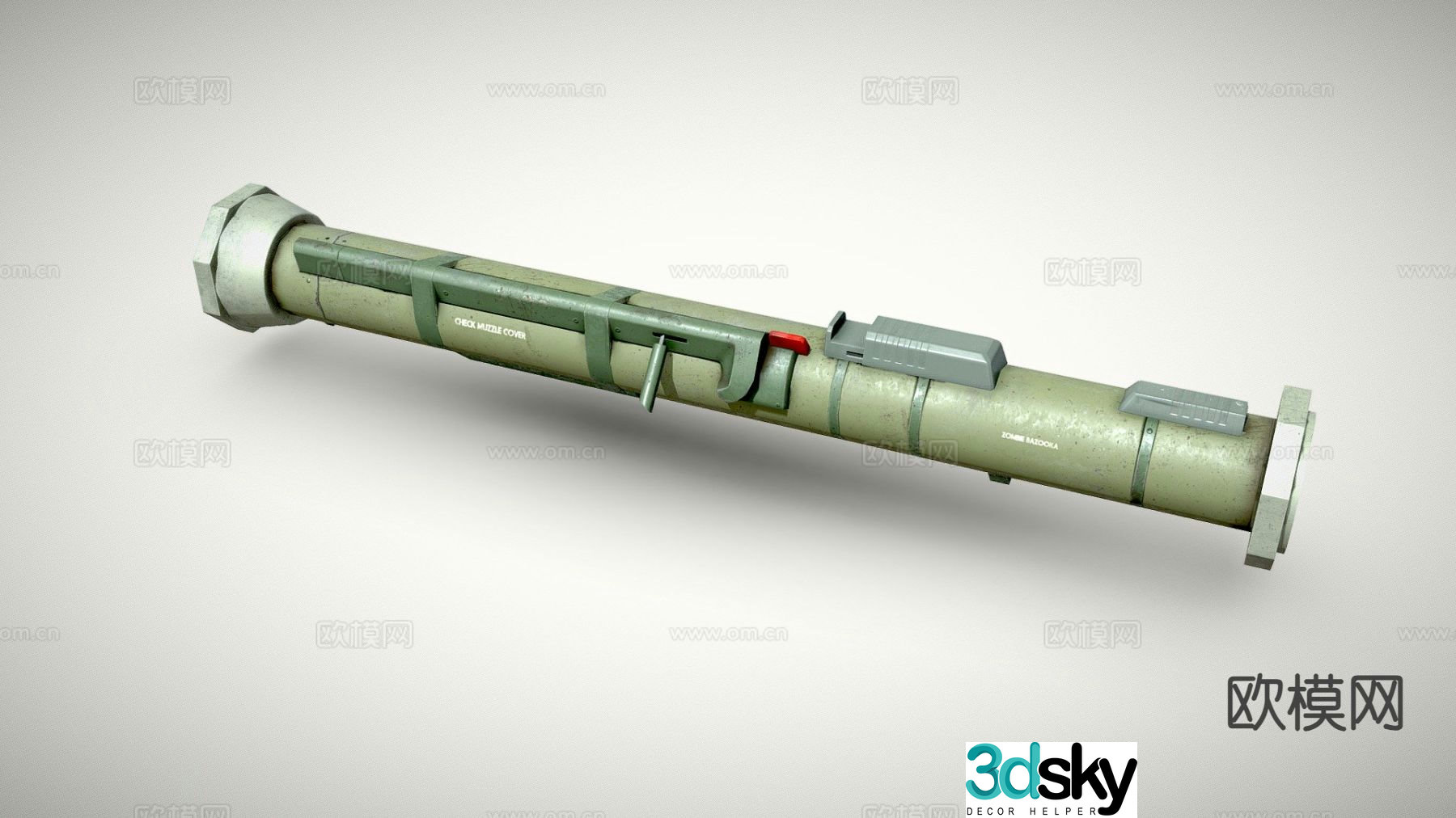 Modern bazooka 3d model