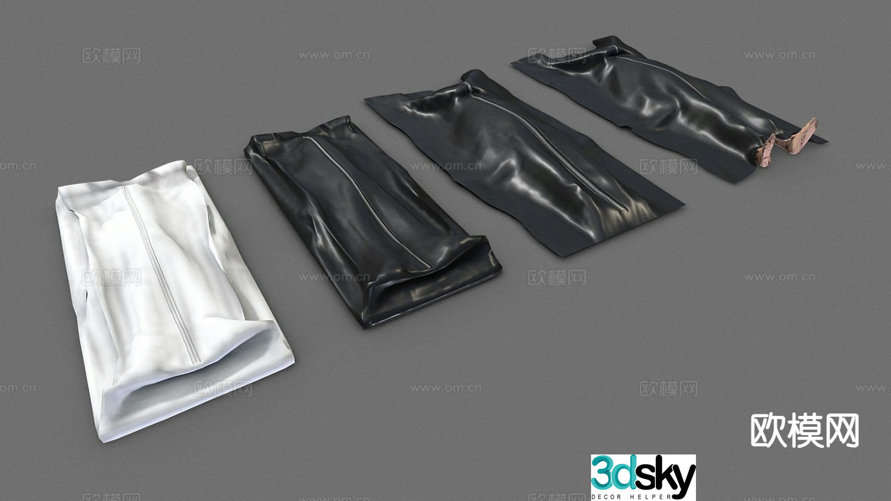 body bag 3d model