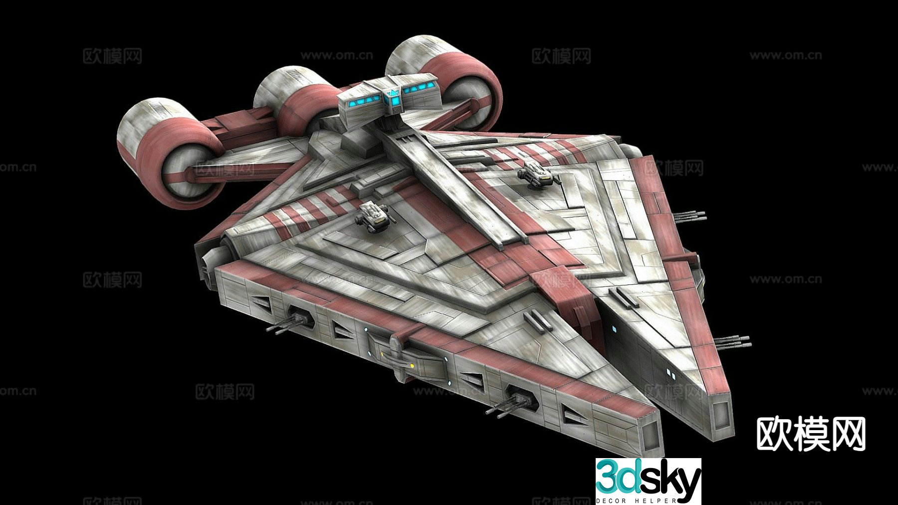 Class light cruiser 3d model
