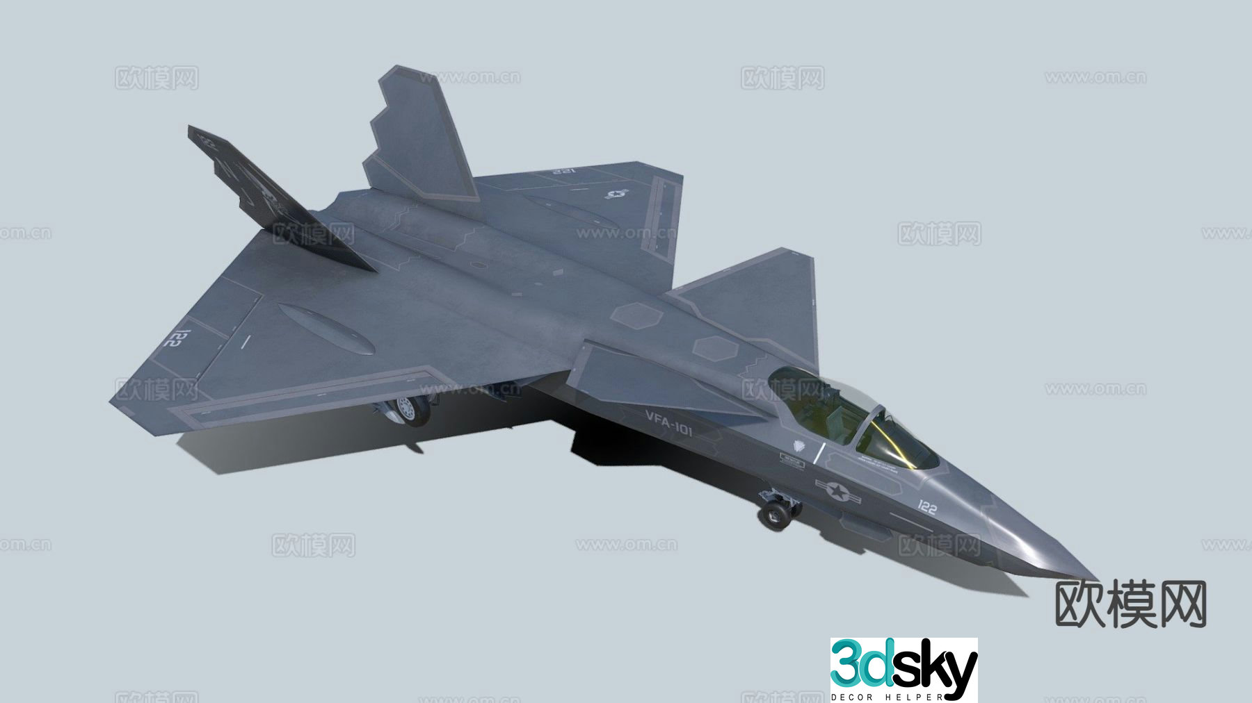 aircraft fighter 3d model