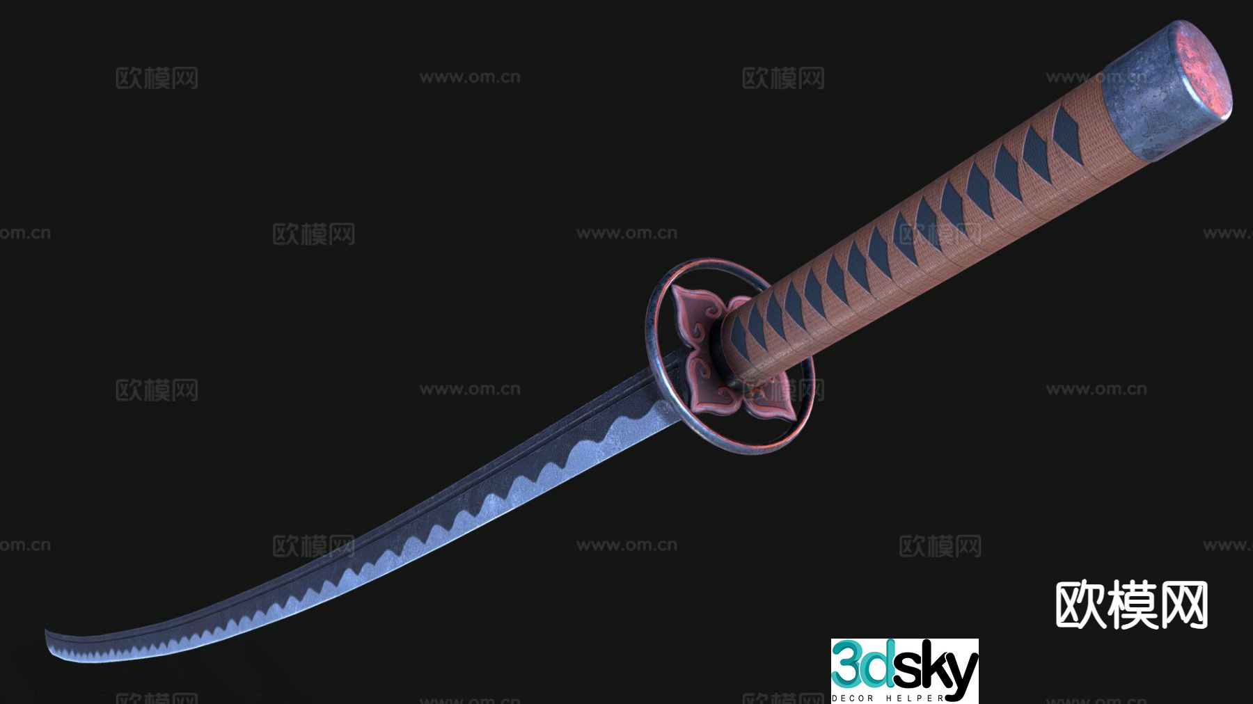 Tang knife 3d model
