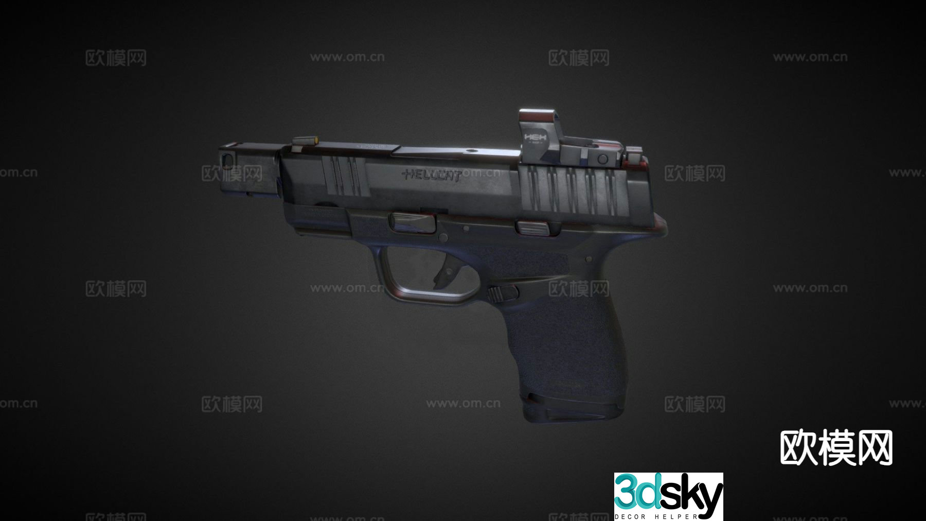 Pistol 3d model