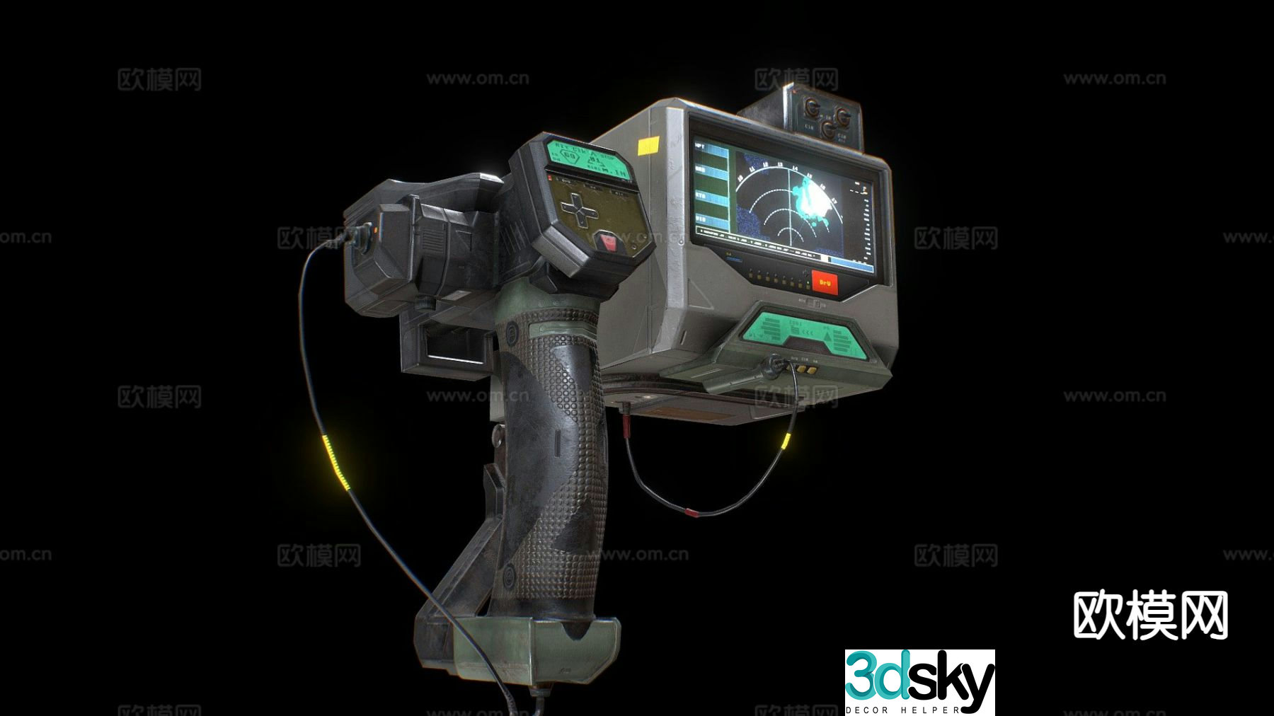 heat tracker 3d model