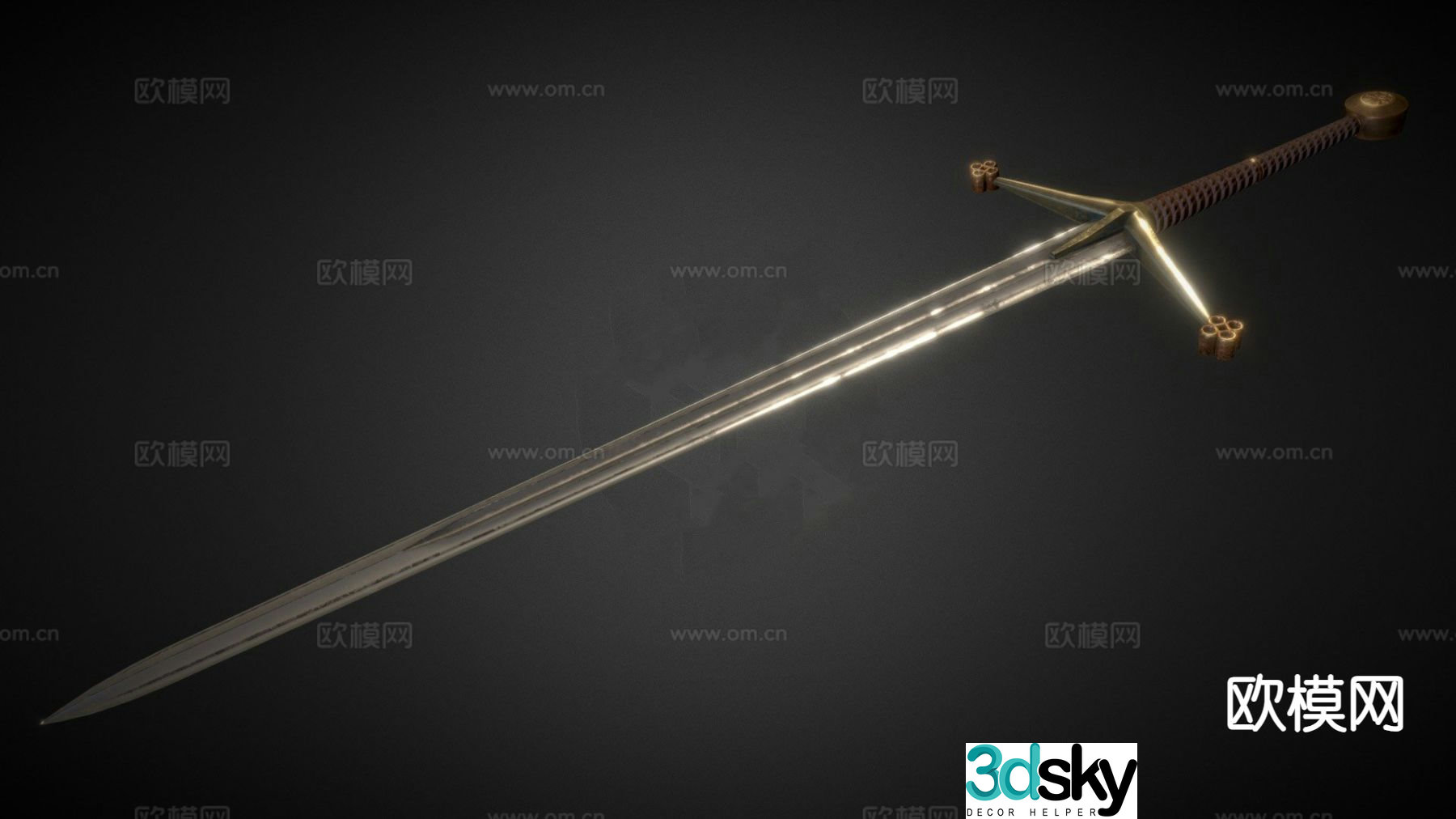 Claymore sword 3d model