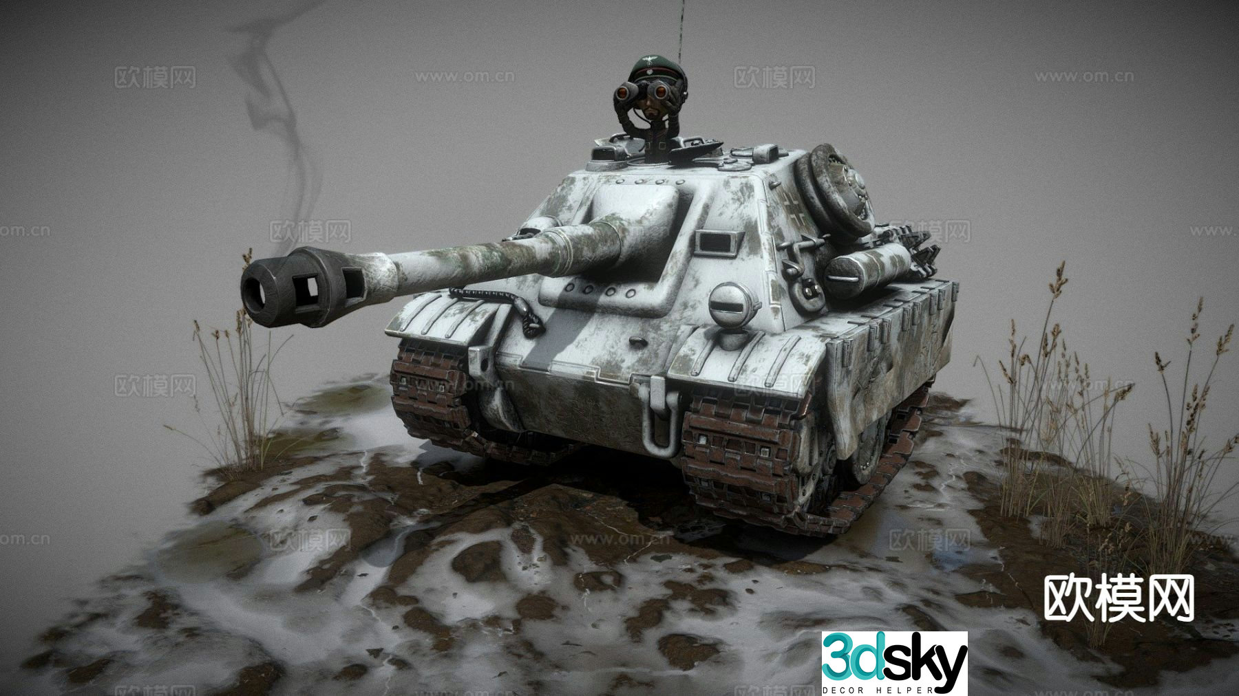Russian tank 3d model