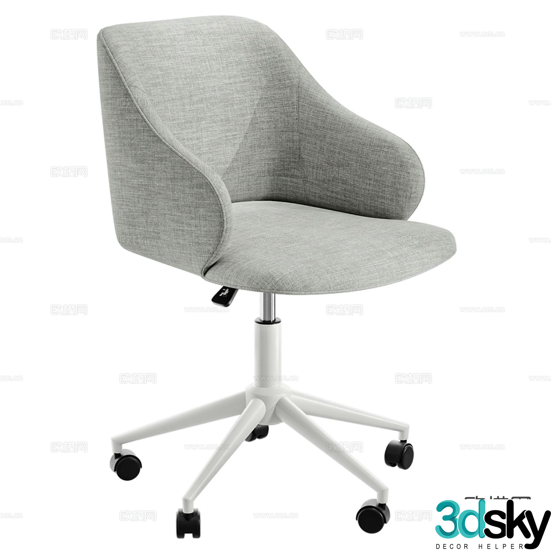 Modern office chair swivel chair 3d model