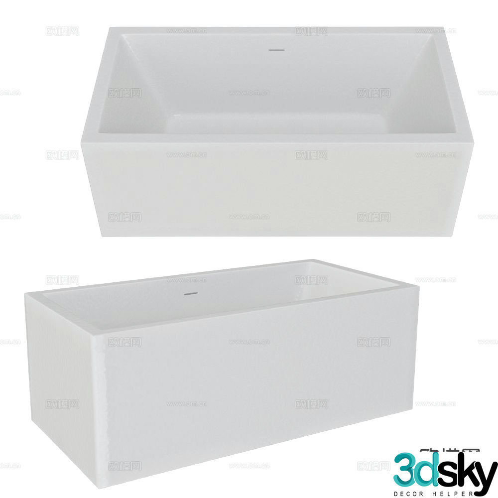 ABBER bathtub 3d model