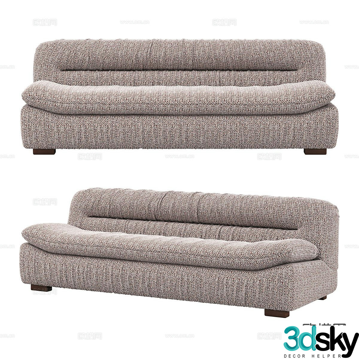 Modern love sofa 3d model