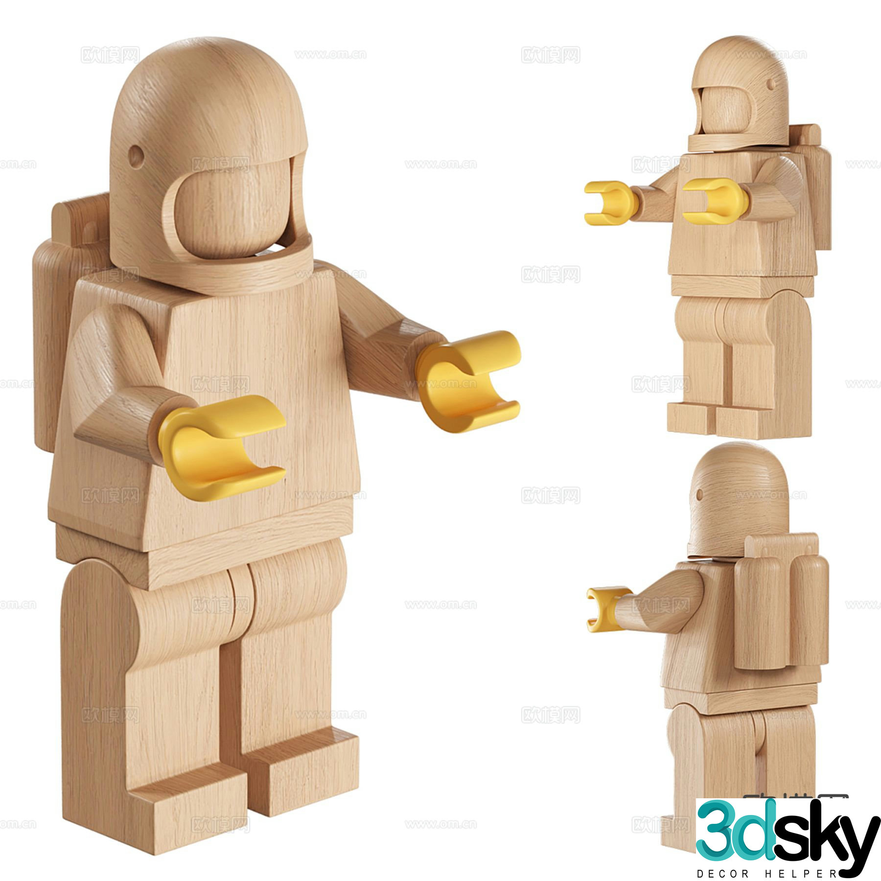 Lego building blocks toy 3d model
