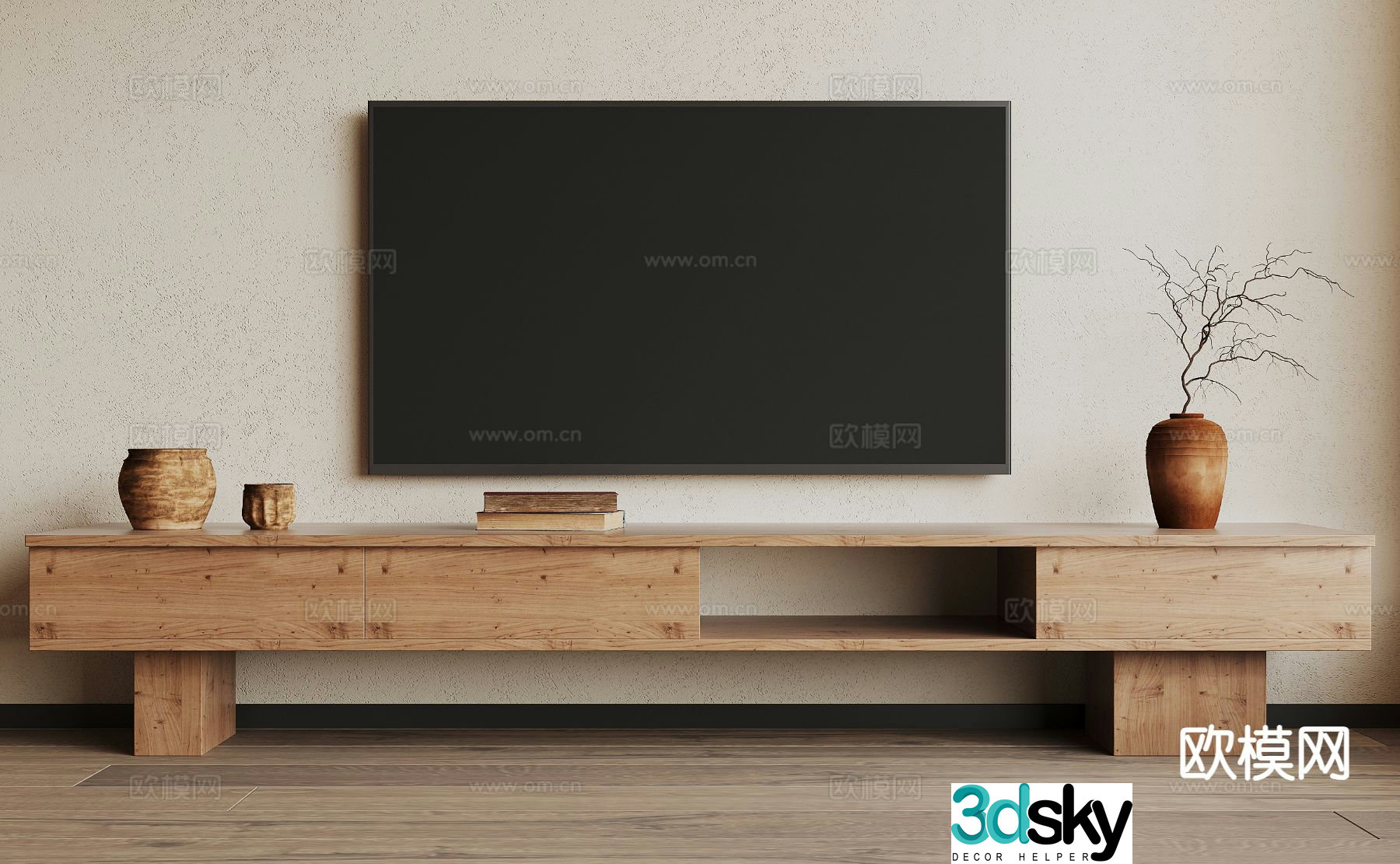 Wasabi TV Cabinet 3D Model