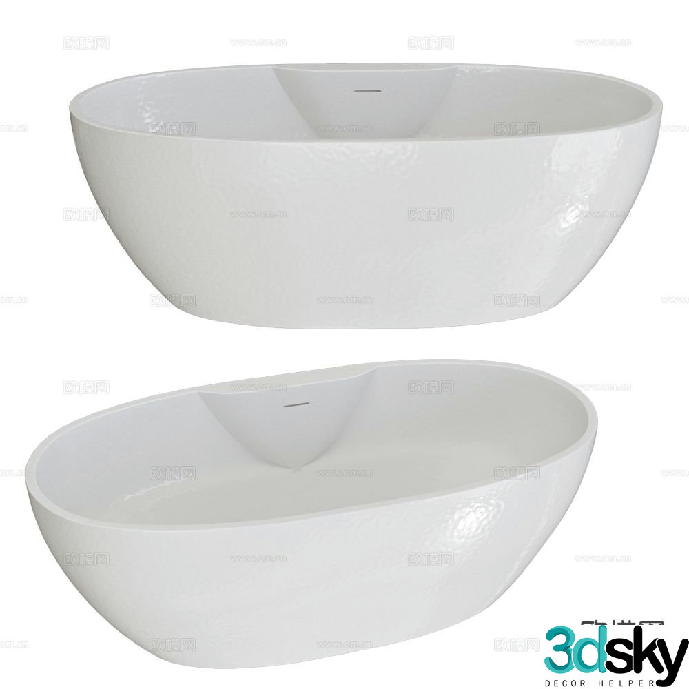 ABBER bathtub 3d model