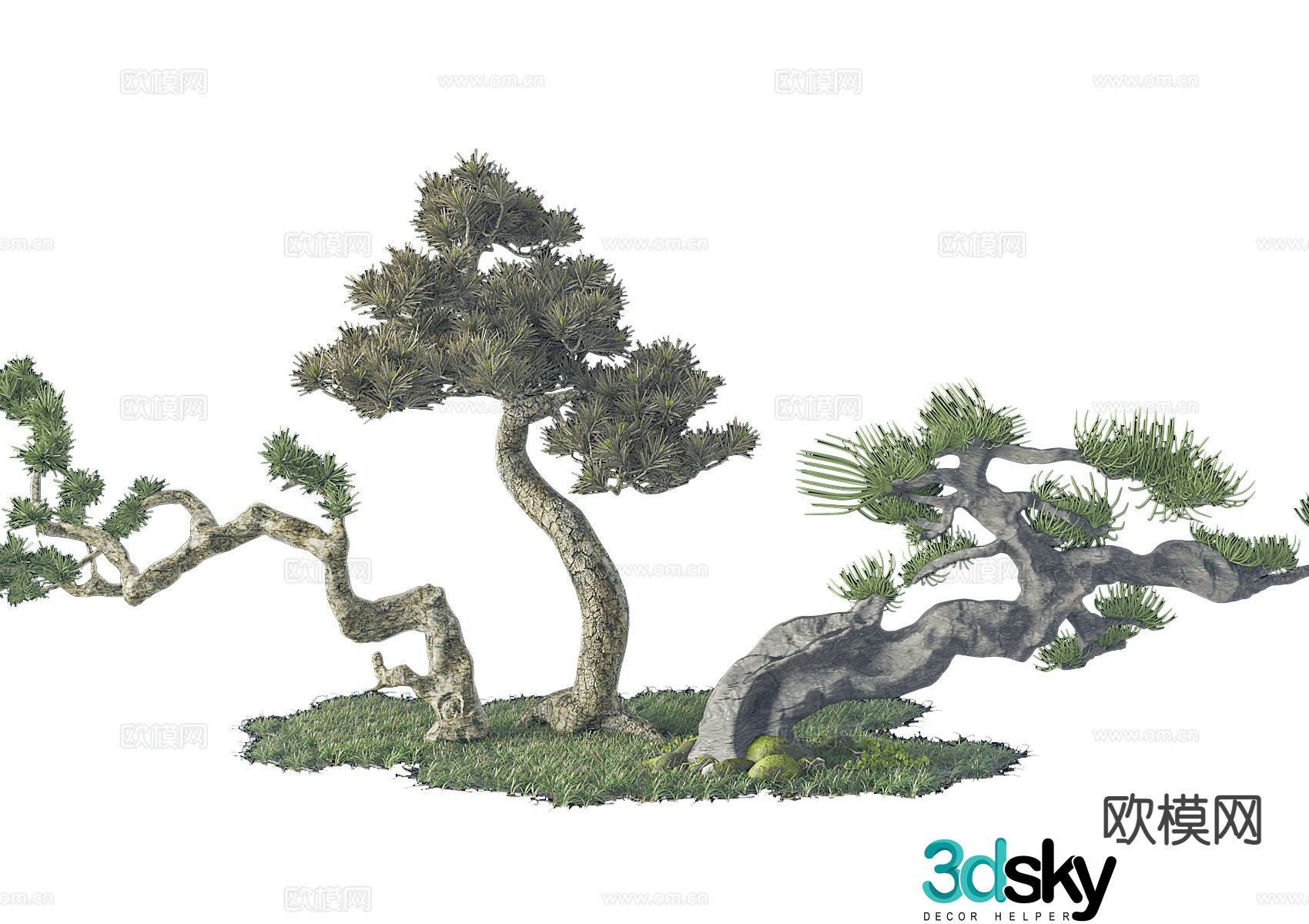 Modern Tree Landscape Tree 3D Model