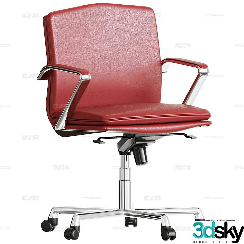 Polflex office chair 3d model