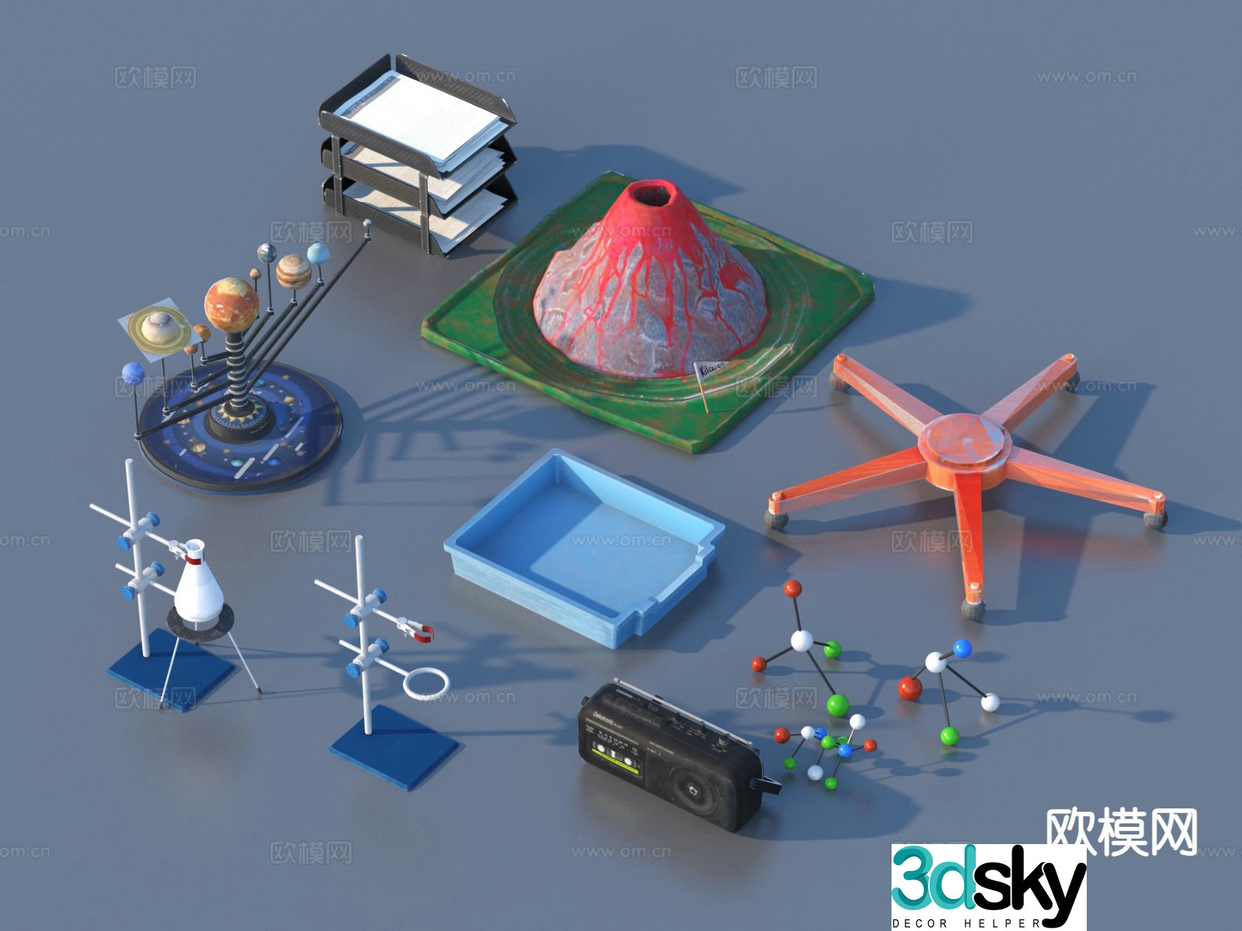Industrial equipment experimental equipment 3d model