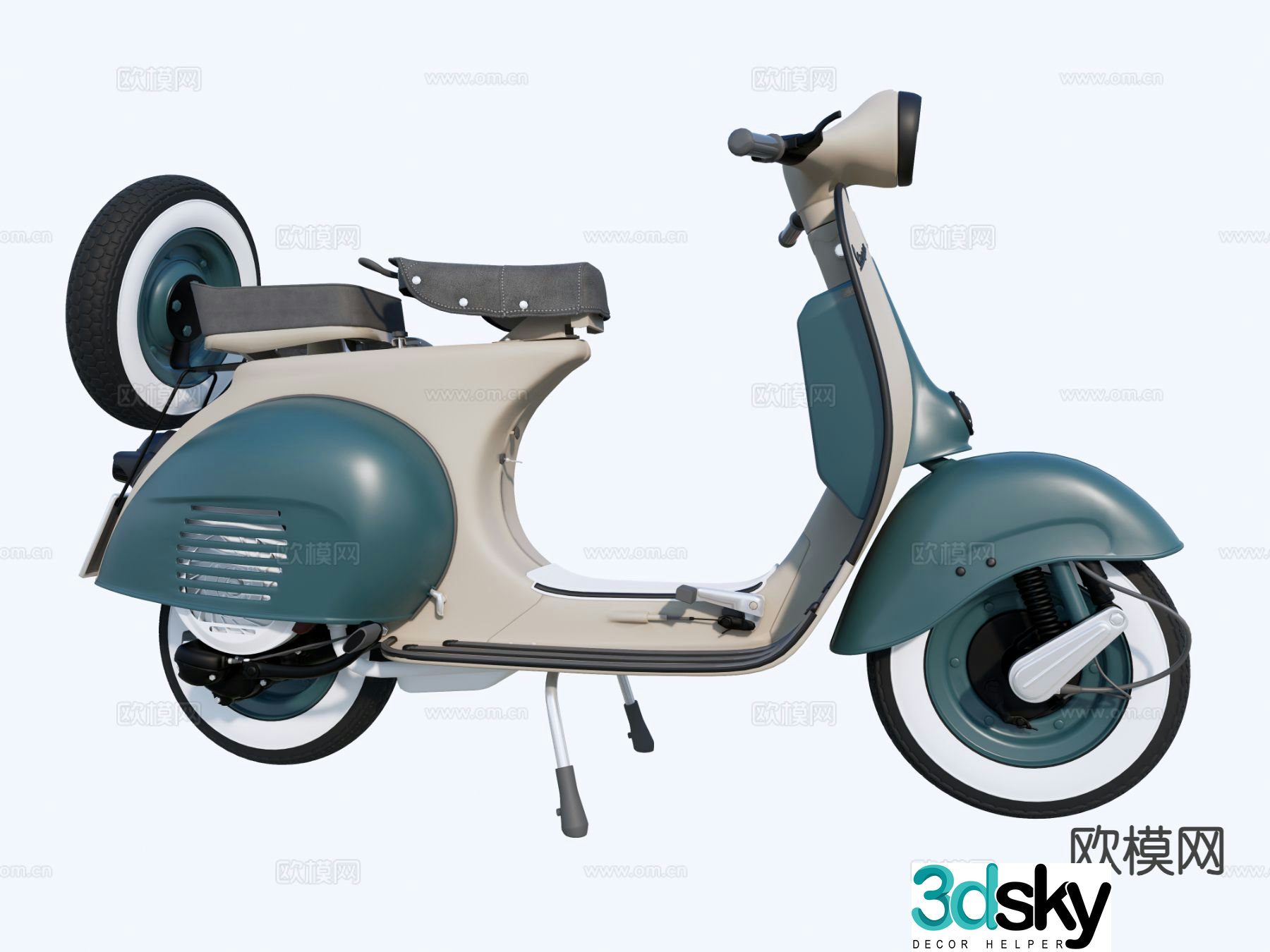 Non-motorized vehicle, electric vehicle, battery vehicle, ladies battery vehicle 3D model