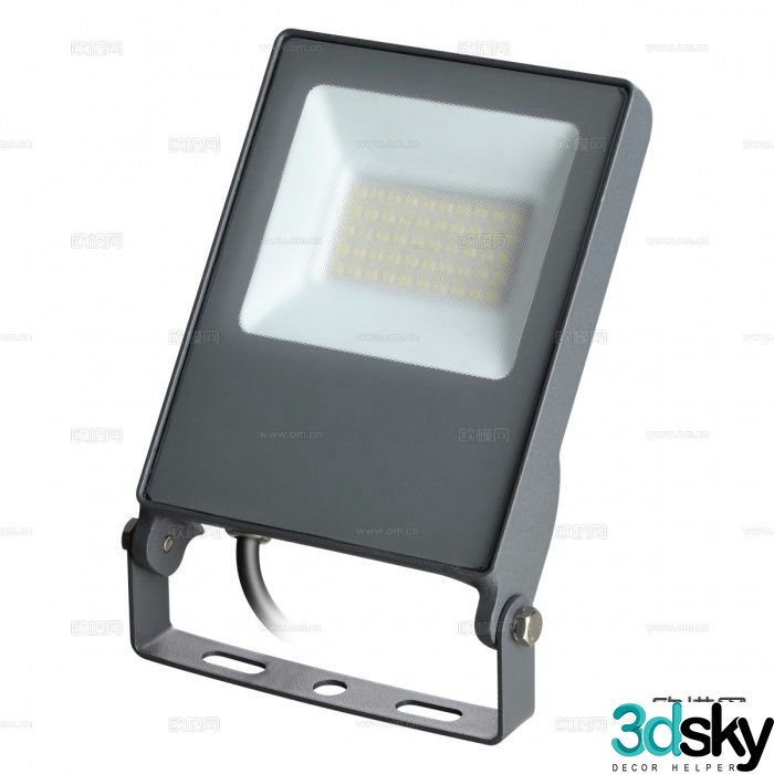 Outdoor searchlight landscape light spotlight 3d model