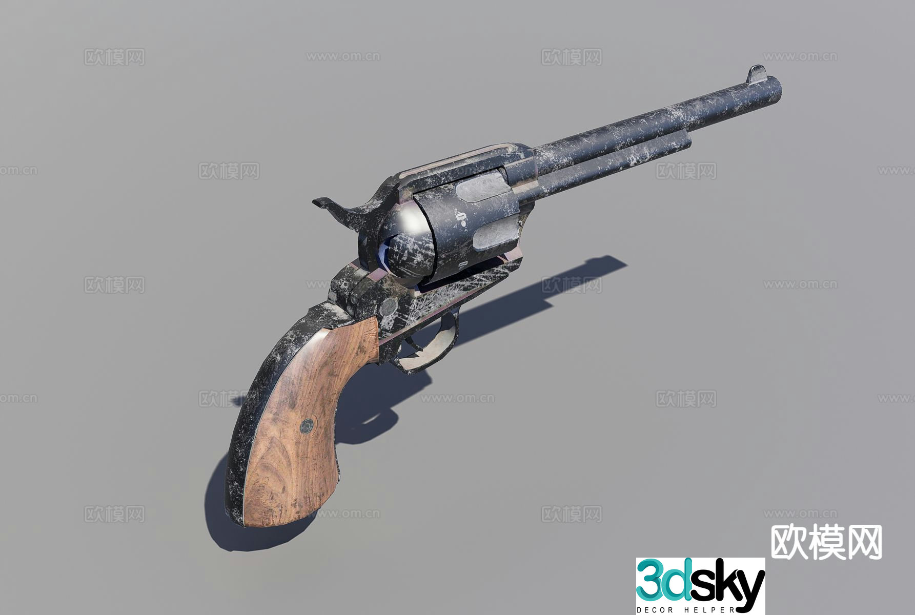 Peacemaker pistol 3d model