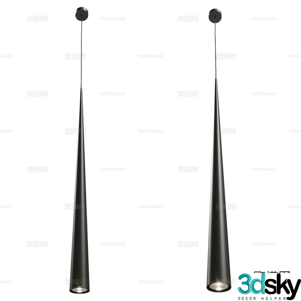 Maxlight modern small chandelier 3d model