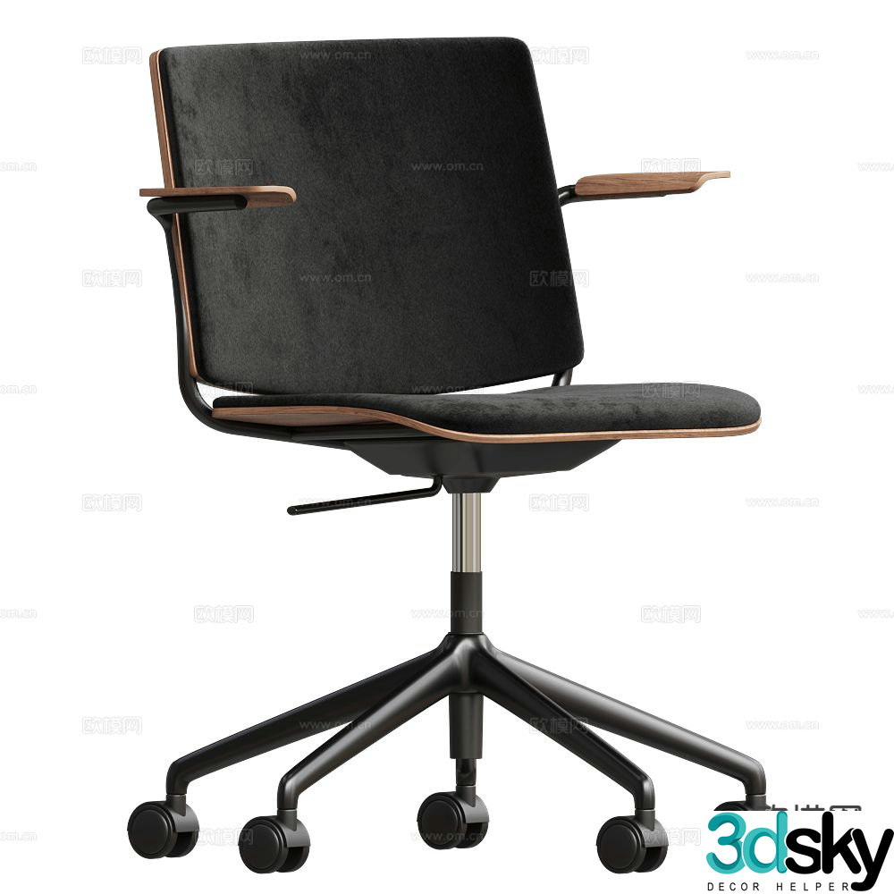 Fora Form office chair shift chair staff chair 3d model