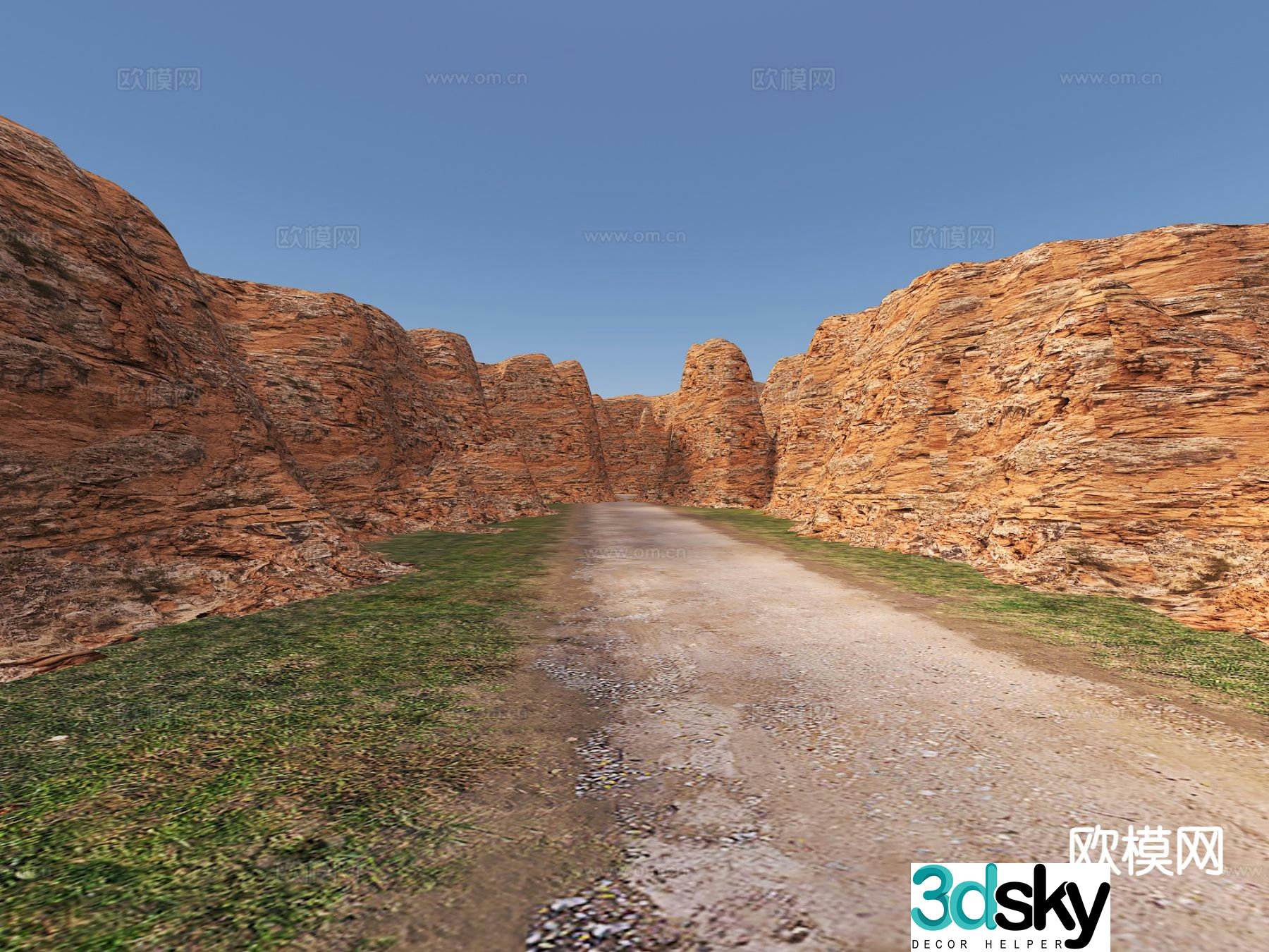 Thousand-layer stone cliff mountain cliff rock 3d model