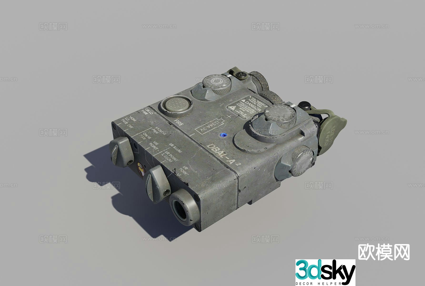 Industrial equipment laser device 3d model