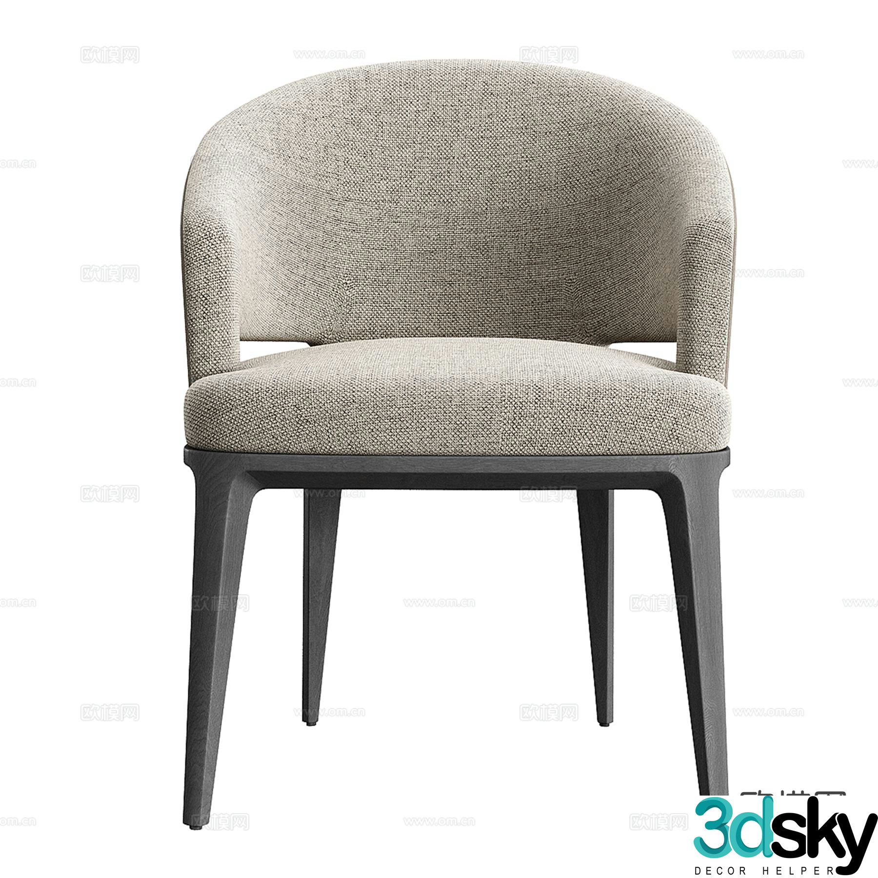 Konyshev modern chair dining chair su model