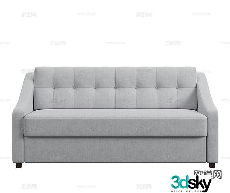 Modern love sofa 3d model