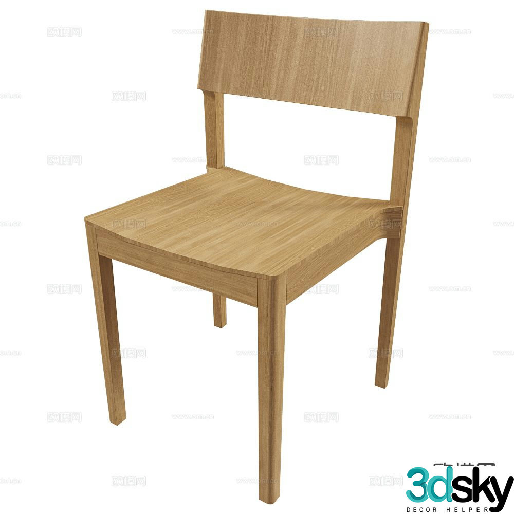 Inno Wasabi Chair Dining Chair 3D Model