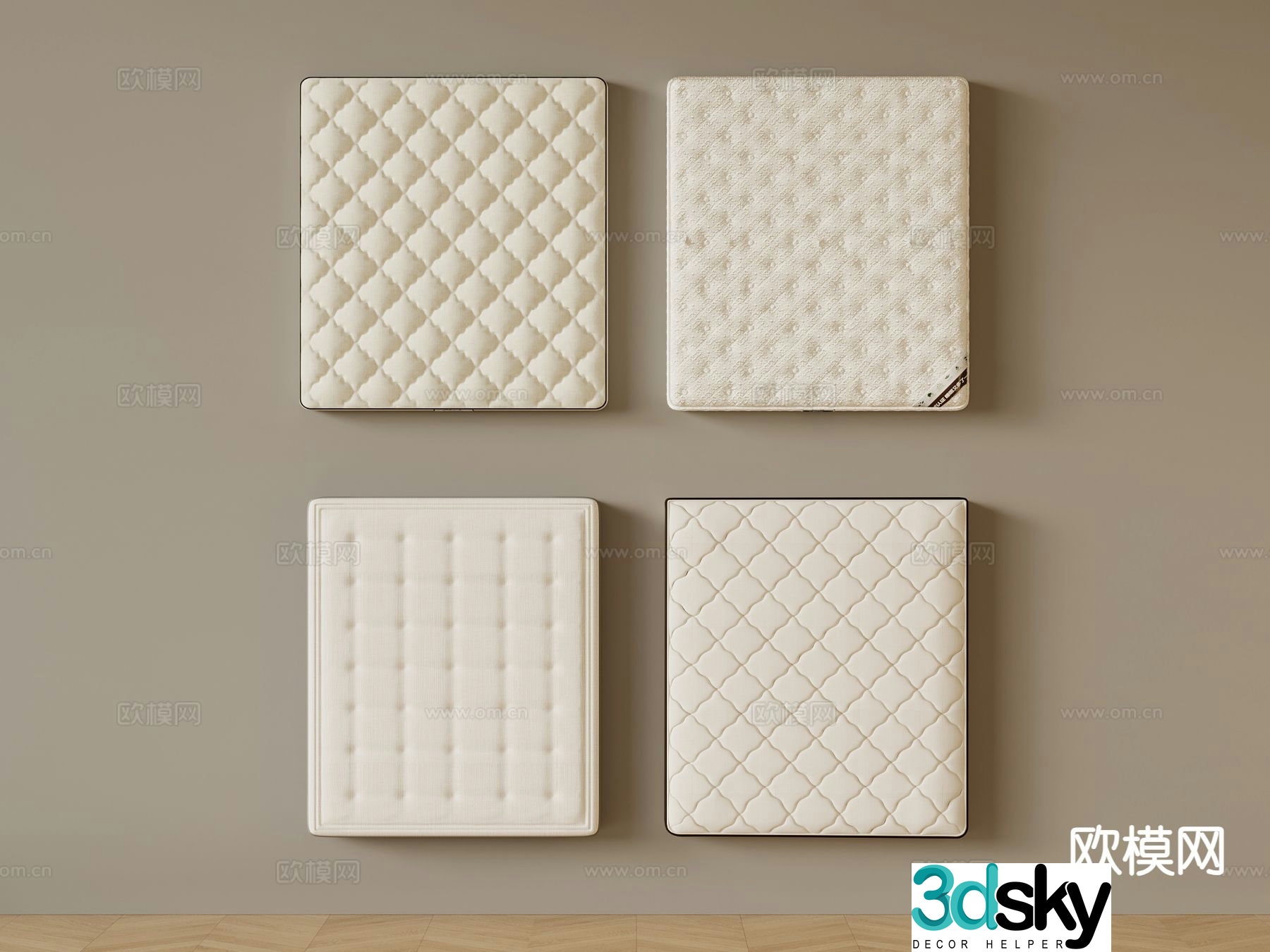 Modern mattress 3d model