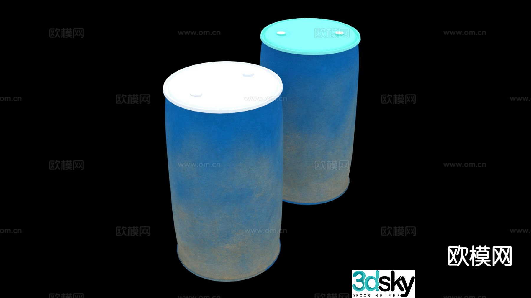 water storage tank 3d model