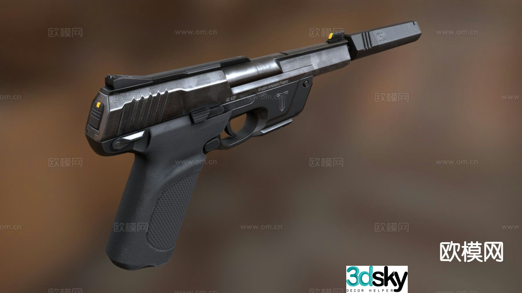 Pistol 3d model