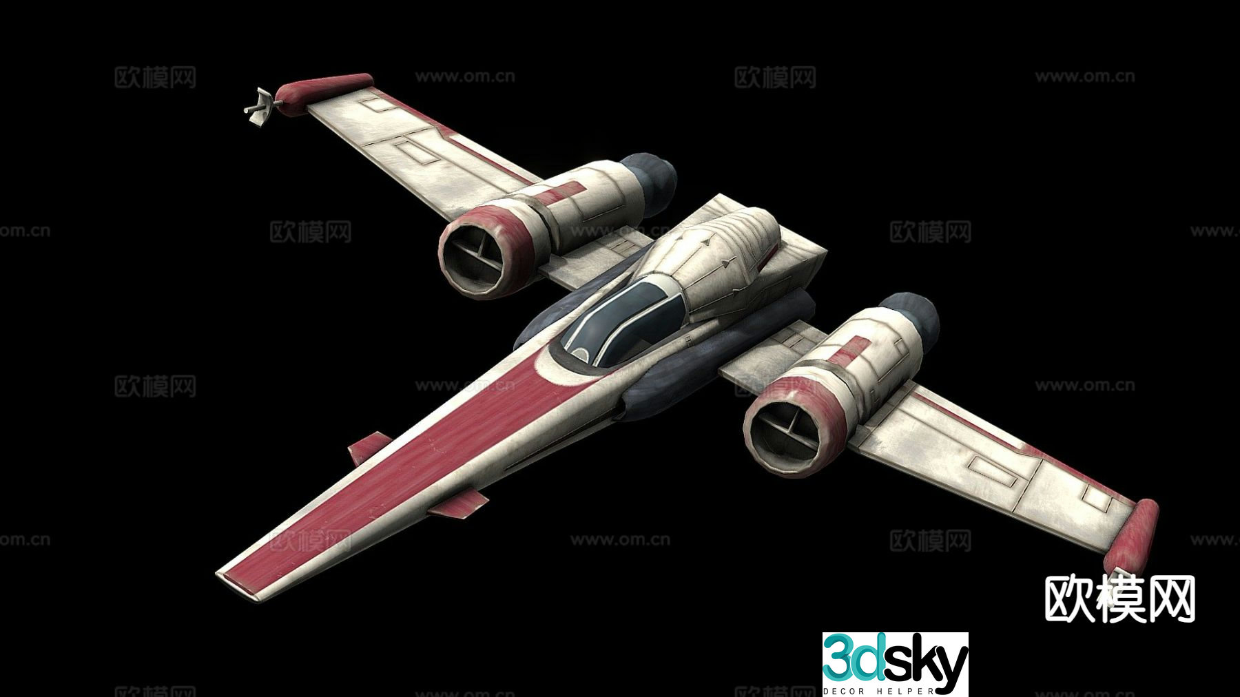 aircraft fighter 3d model