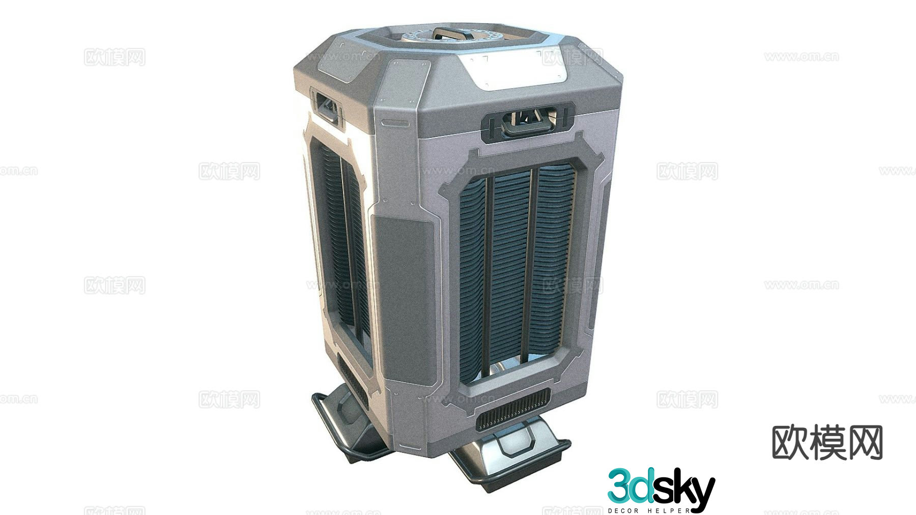 Sci-fi engine energy generator 3d model