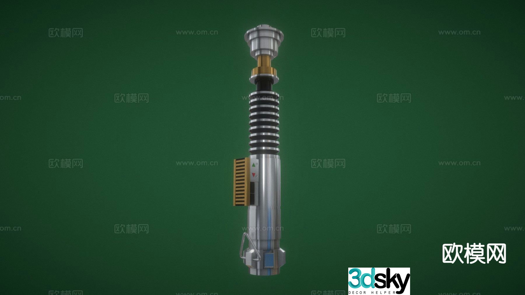Luke Skywalker lightsaber 3d model