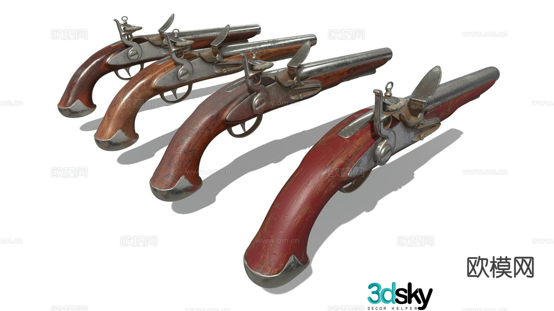Musket 3d model