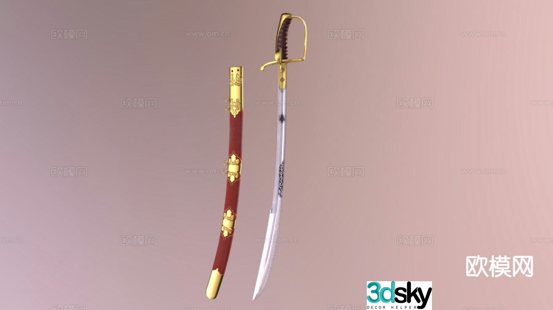 Polish saber 3d model