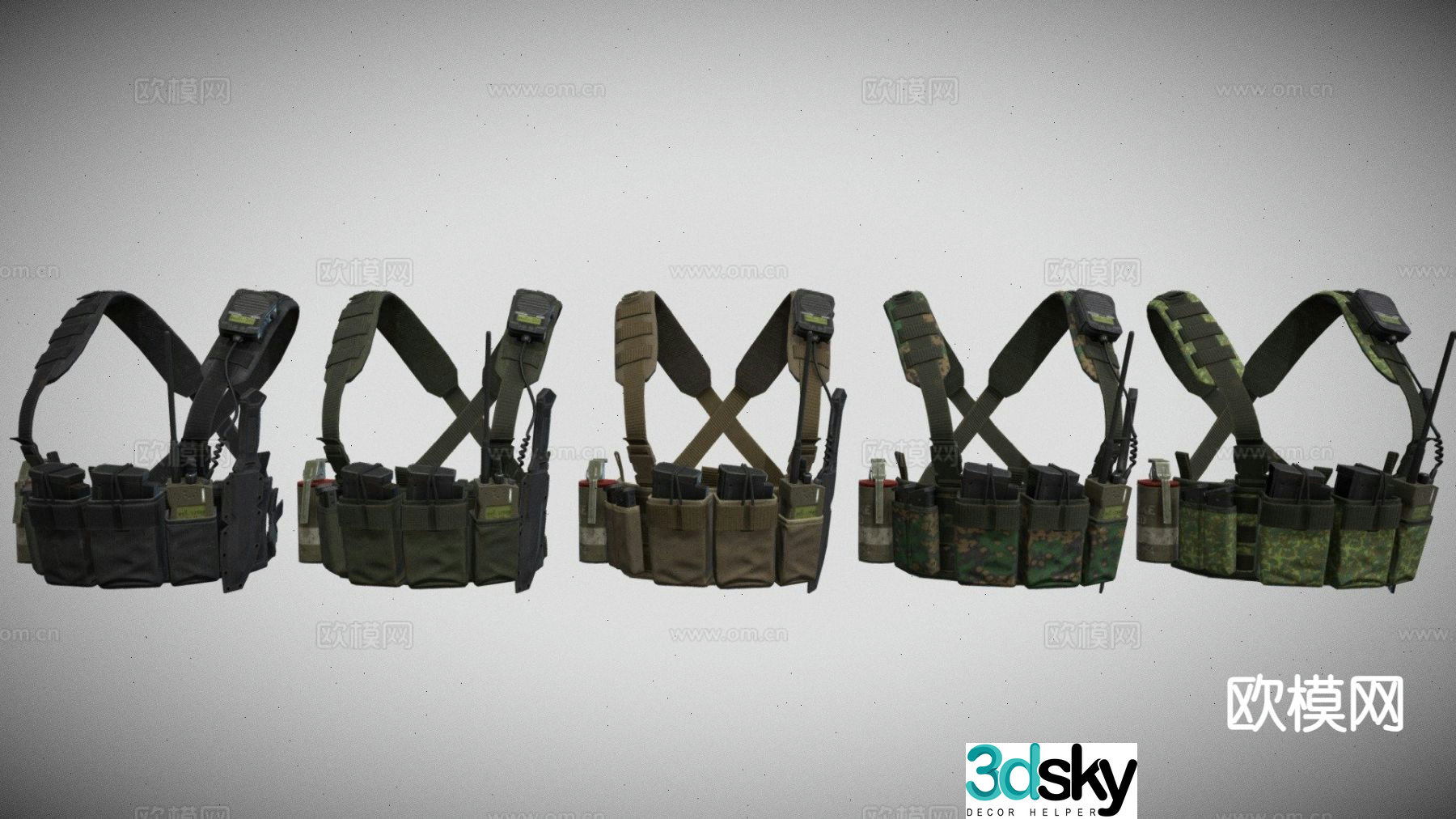 Tactical vest 3d model