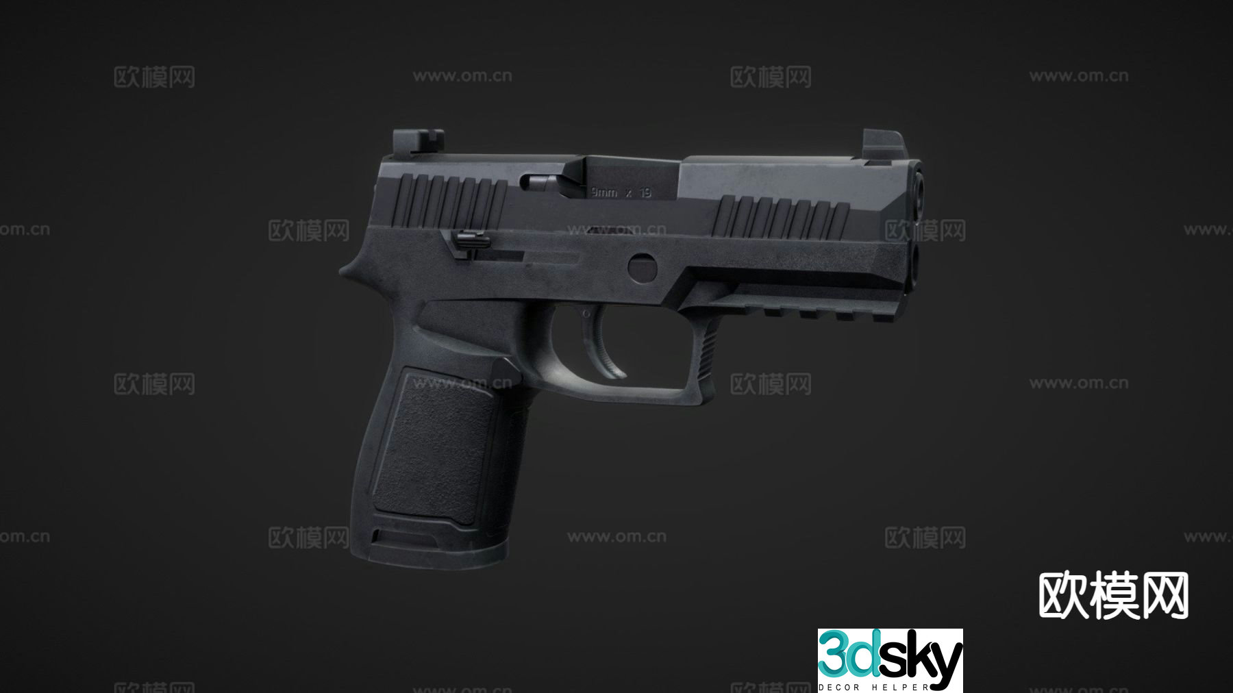 Pistol 3d model