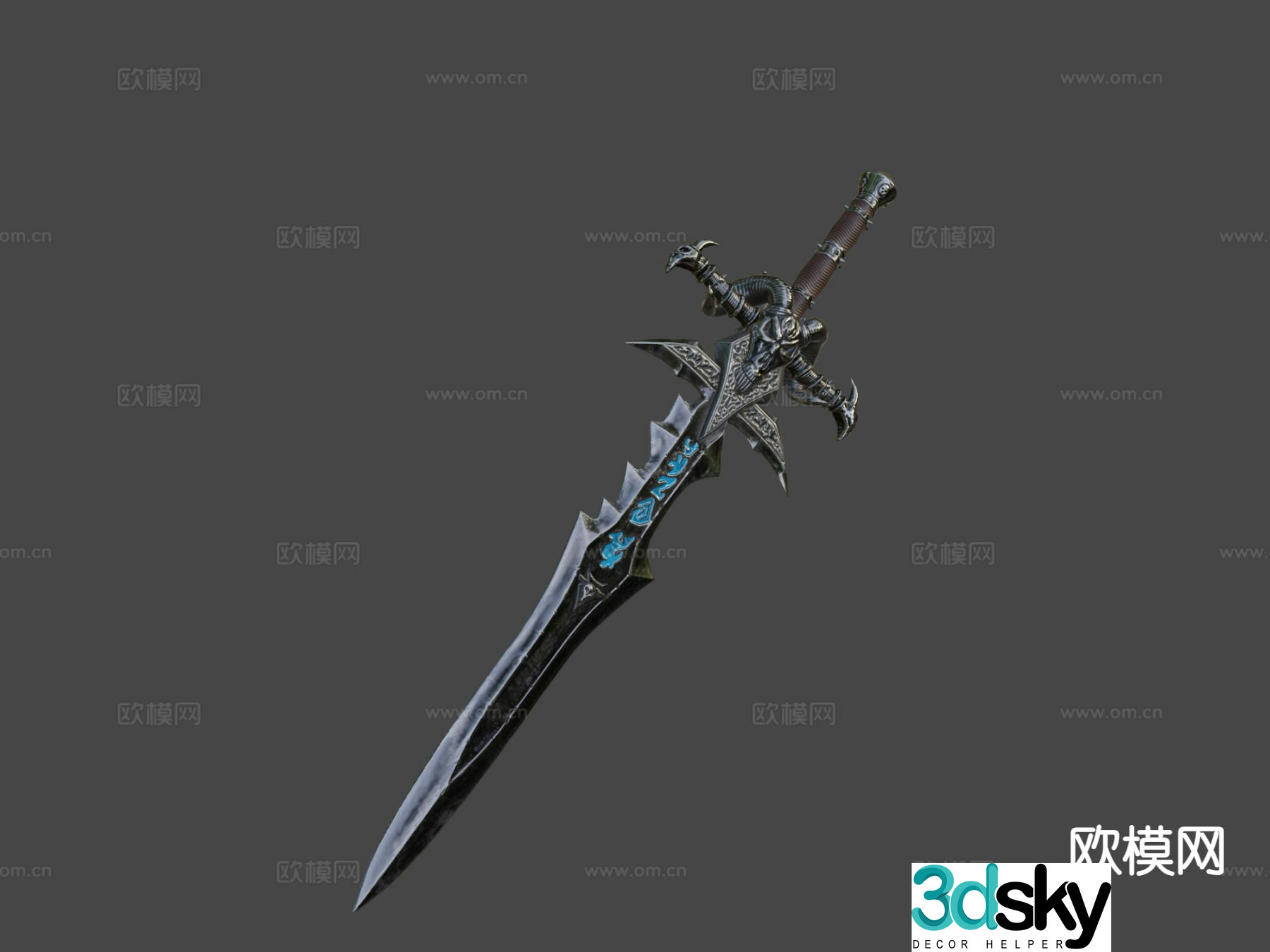 Frostmourne sword 3d model