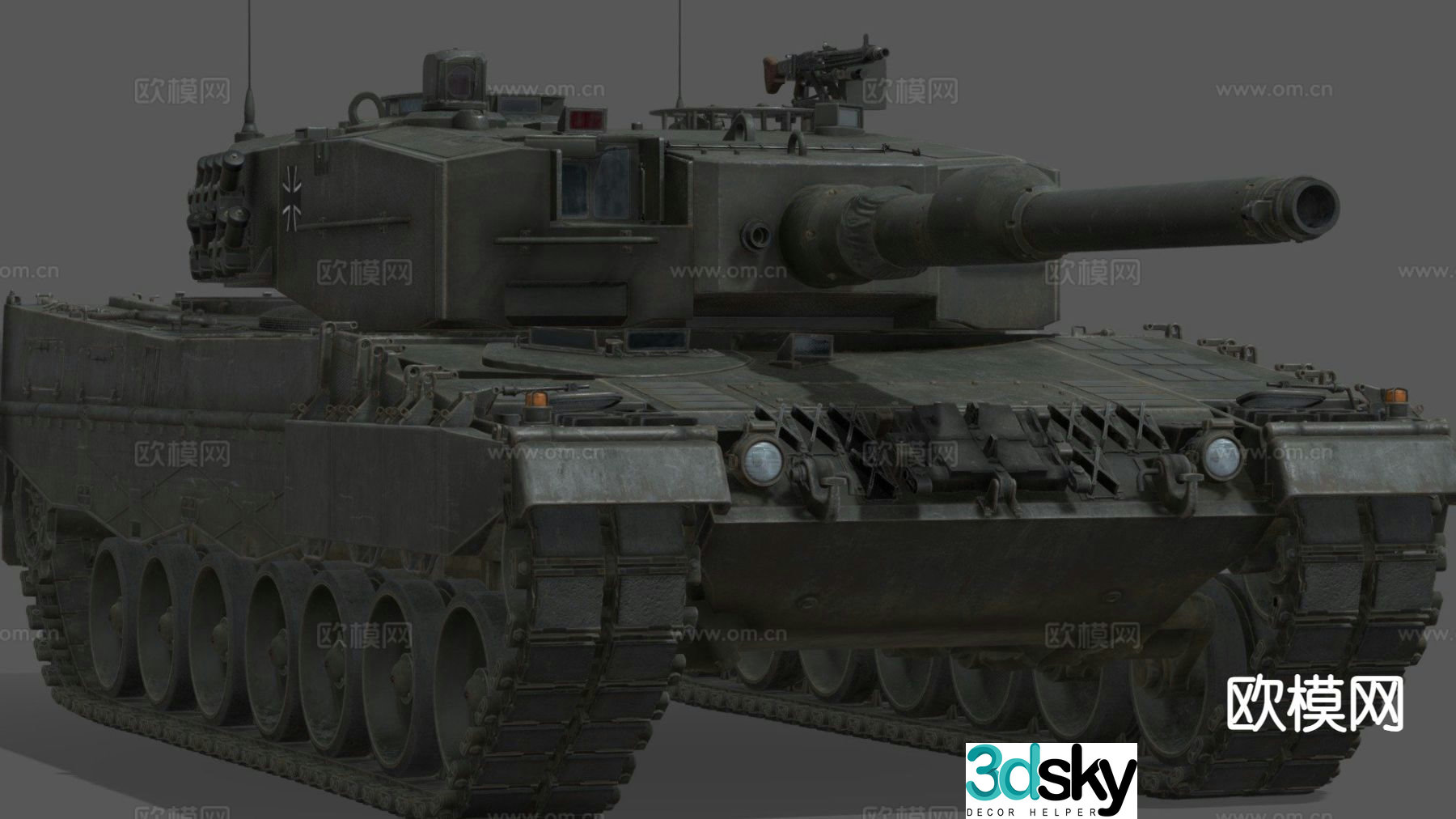 heavy tank 3d model